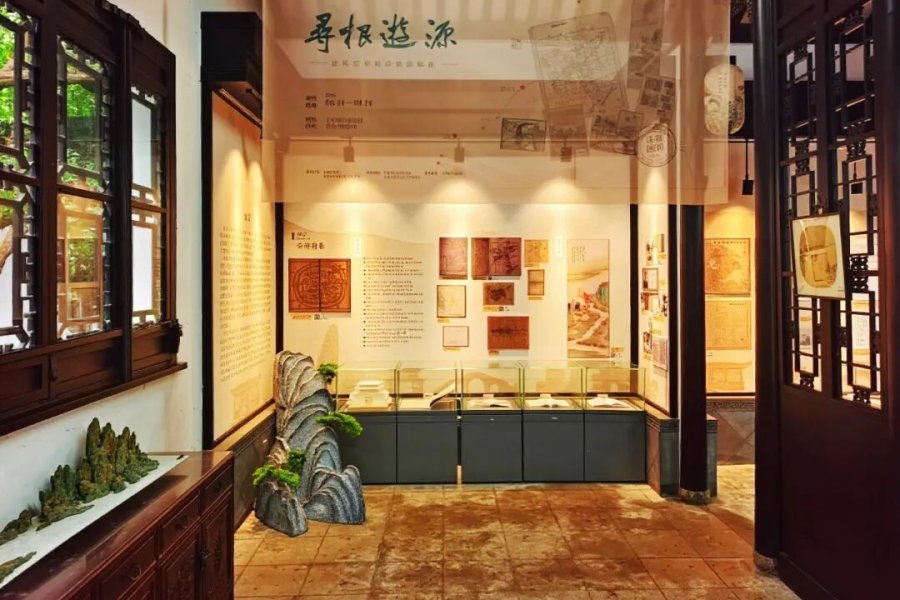 尋根遊源近代百年松江旅遊圖卷展開幕現場